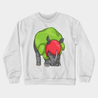 Rhino Helmet Football Crewneck Sweatshirt